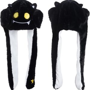 Plush Bat Hat Ear Moving Jumping y2k Beanie Party Accessories for Boys Girls